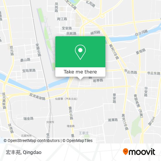 宏丰苑 map