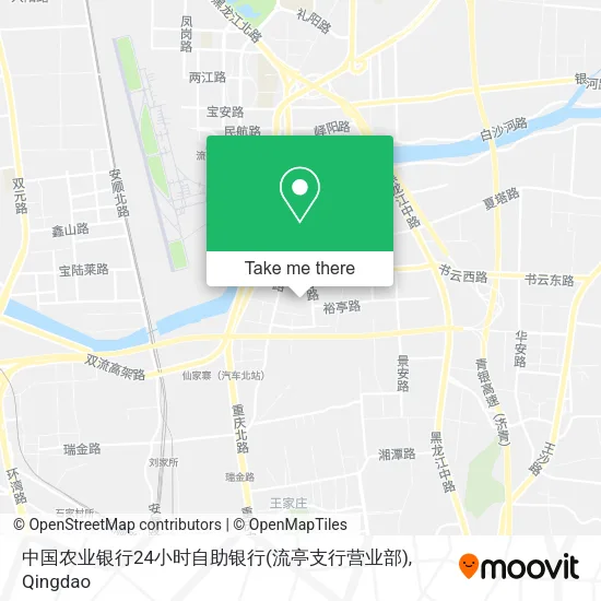 中国农业银行24小时自助银行(流亭支行营业部) map