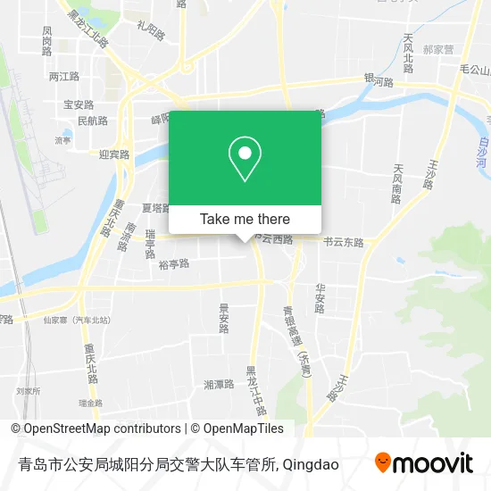 青岛市公安局城阳分局交警大队车管所 map