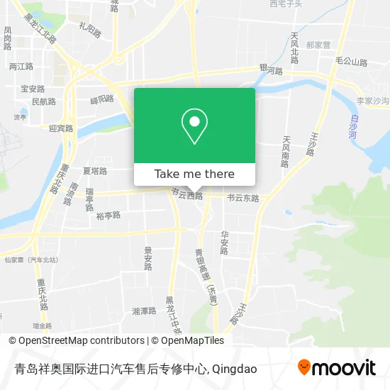 青岛祥奥国际进口汽车售后专修中心 map