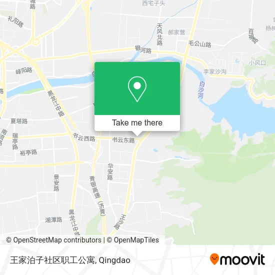 王家泊子社区职工公寓 map