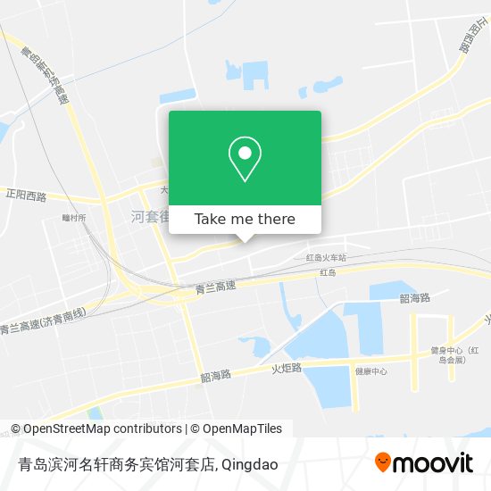 青岛滨河名轩商务宾馆河套店 map