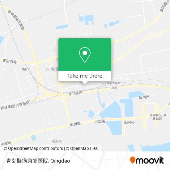 青岛脑病康复医院 map