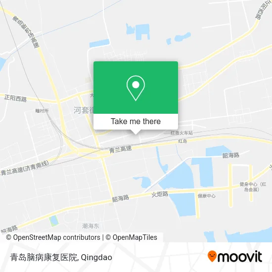青岛脑病康复医院 map