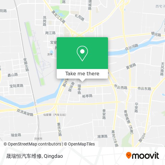 晟瑞恒汽车维修 map