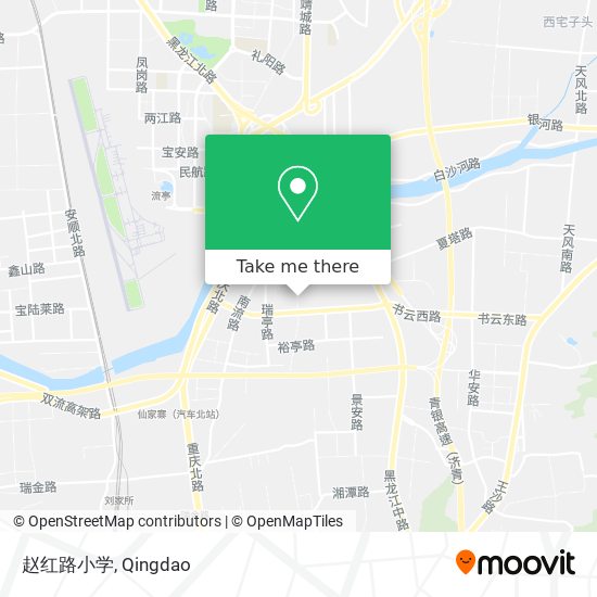 赵红路小学 map