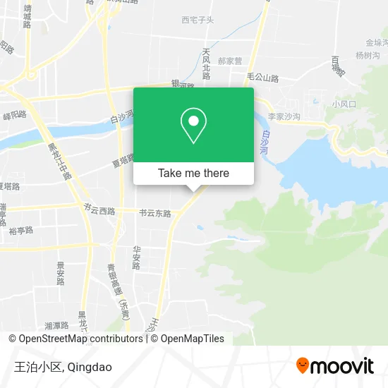 王泊小区 map
