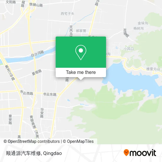 顺通源汽车维修 map