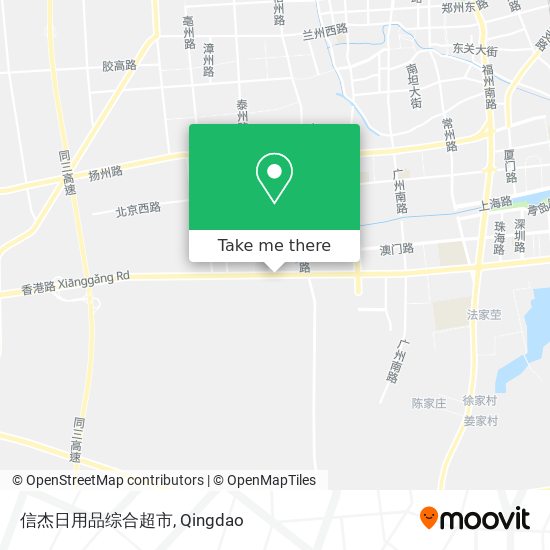 信杰日用品综合超市 map