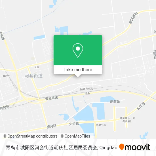 青岛市城阳区河套街道胡庆社区居民委员会 map