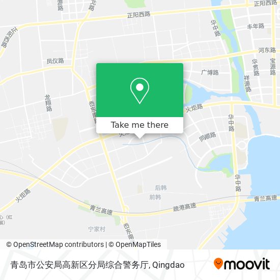 青岛市公安局高新区分局综合警务厅 map