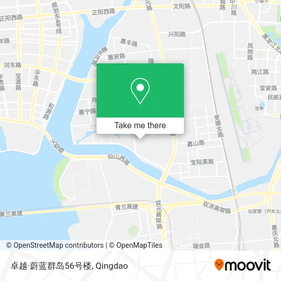 卓越·蔚蓝群岛56号楼 map