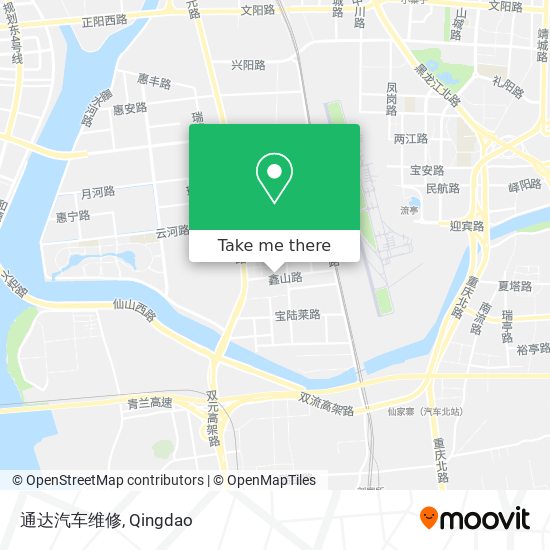 通达汽车维修 map