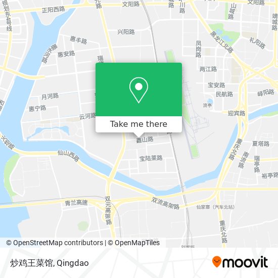炒鸡王菜馆 map