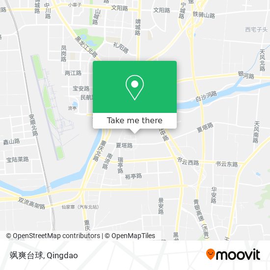 飒爽台球 map