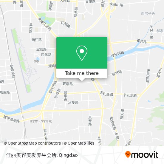 佳丽美容美发养生会所 map