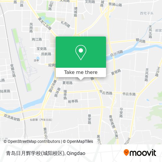 青岛日月辉学校(城阳校区) map