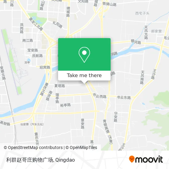 利群赵哥庄购物广场 map