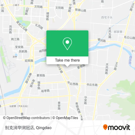 别克润华润冠店 map