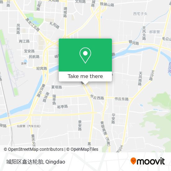 城阳区鑫达轮胎 map