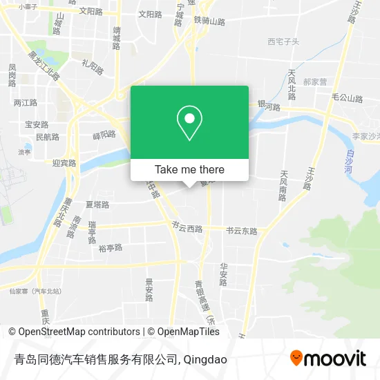 青岛同德汽车销售服务有限公司 map