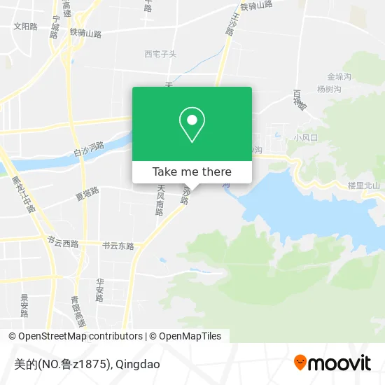 美的(NO.鲁z1875) map