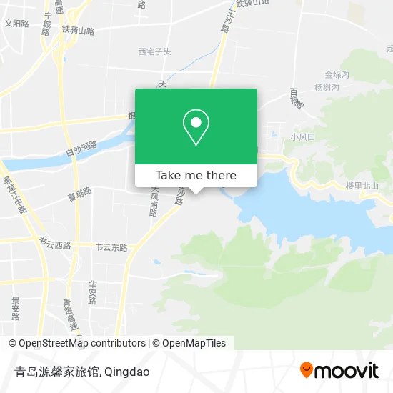 青岛源馨家旅馆 map