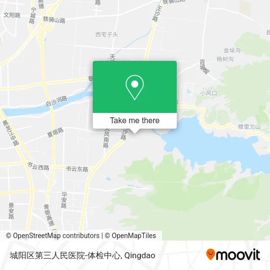 城阳区第三人民医院-体检中心 map