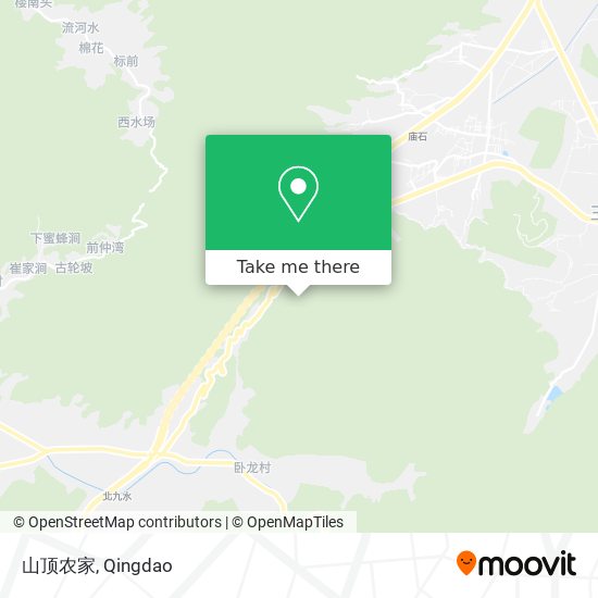 山顶农家 map