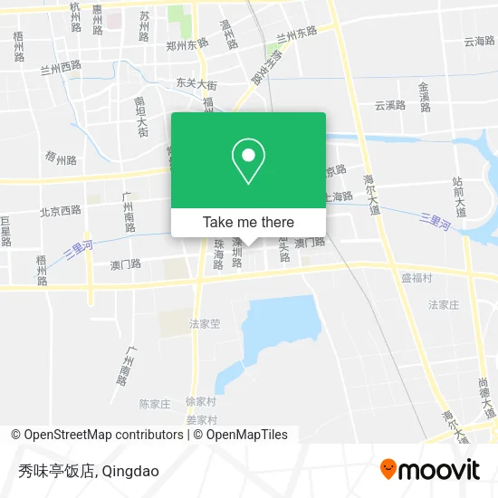 秀味亭饭店 map