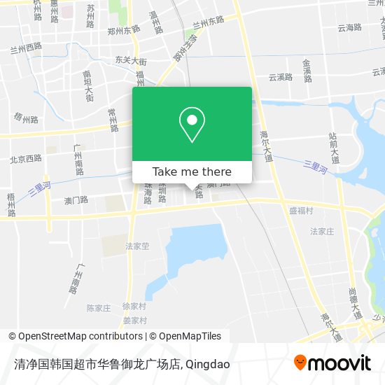 清净国韩国超市华鲁御龙广场店 map