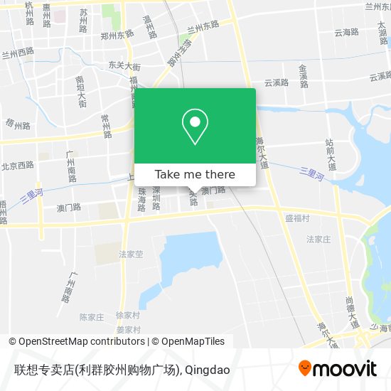 联想专卖店(利群胶州购物广场) map