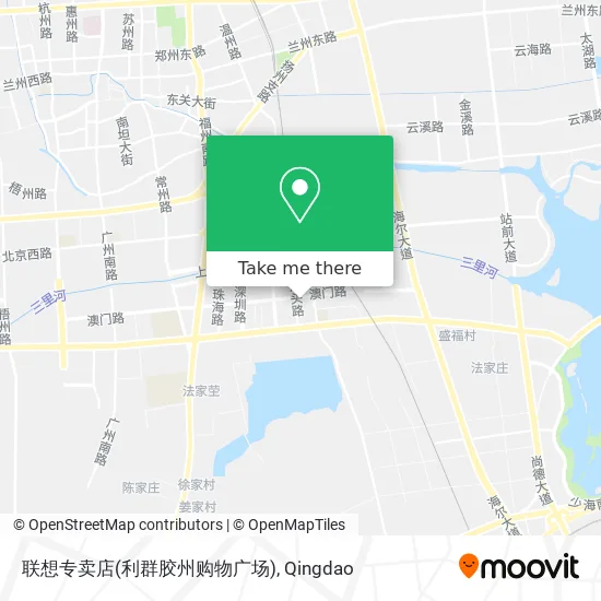 联想专卖店(利群胶州购物广场) map