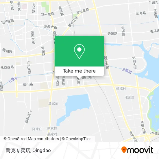耐克专卖店 map