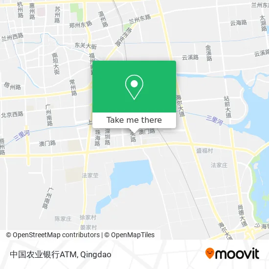 中国农业银行ATM map
