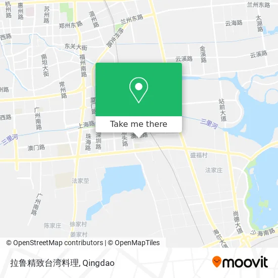 拉鲁精致台湾料理 map