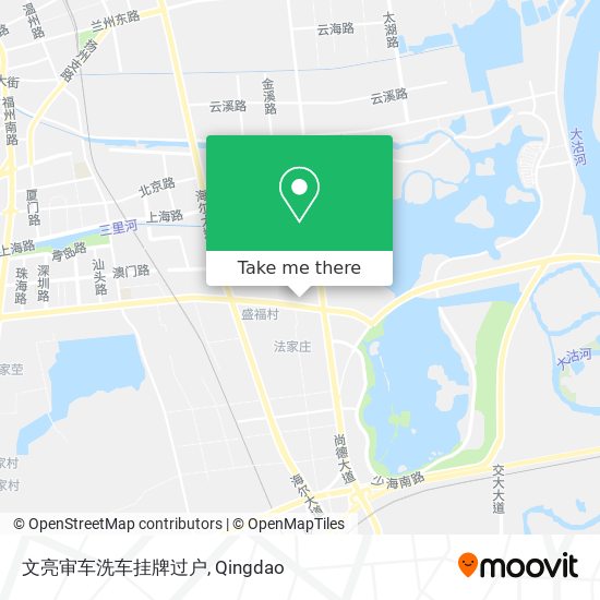 文亮审车洗车挂牌过户 map