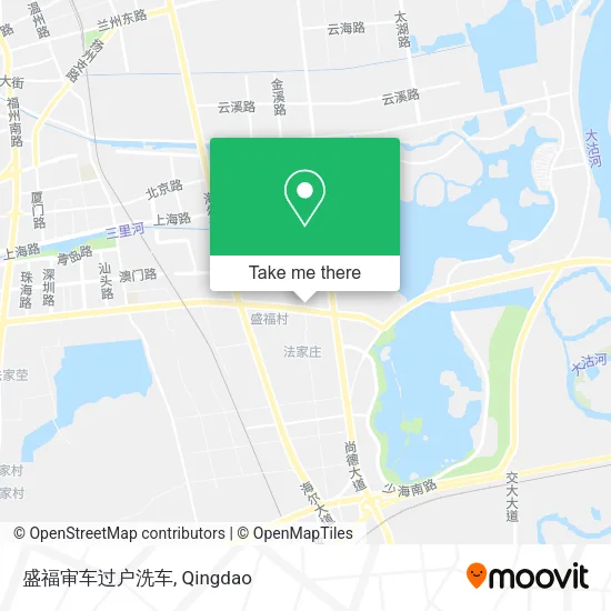 盛福审车过户洗车 map