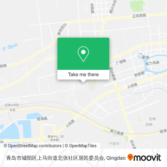 青岛市城阳区上马街道北张社区居民委员会 map