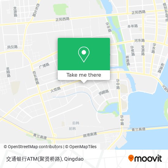 交通银行ATM(聚贤桥路) map