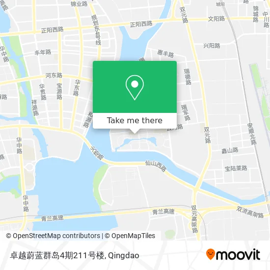 卓越蔚蓝群岛4期211号楼 map