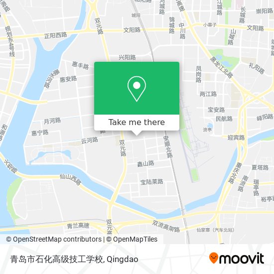 青岛市石化高级技工学校 map