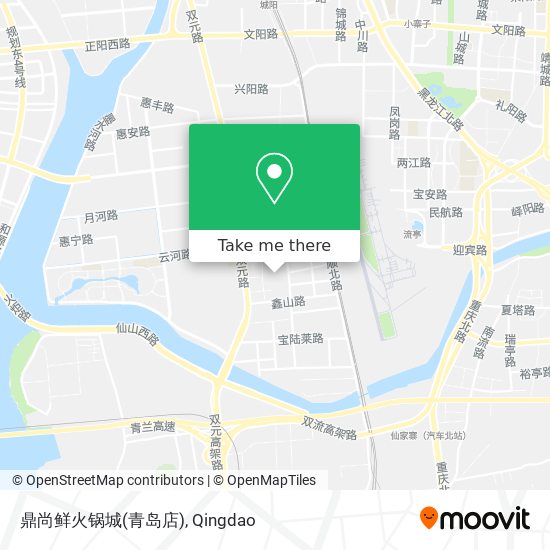 鼎尚鲜火锅城(青岛店) map