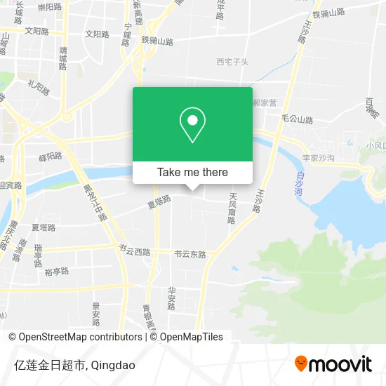 亿莲金日超市 map