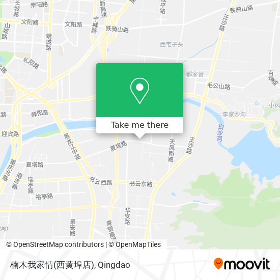 楠木我家情(西黄埠店) map