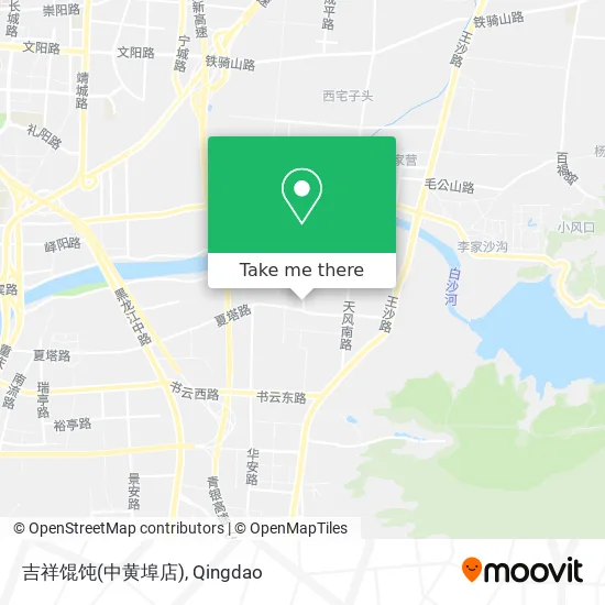 吉祥馄饨(中黄埠店) map