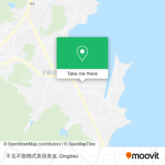 不见不散韩式美容美发 map