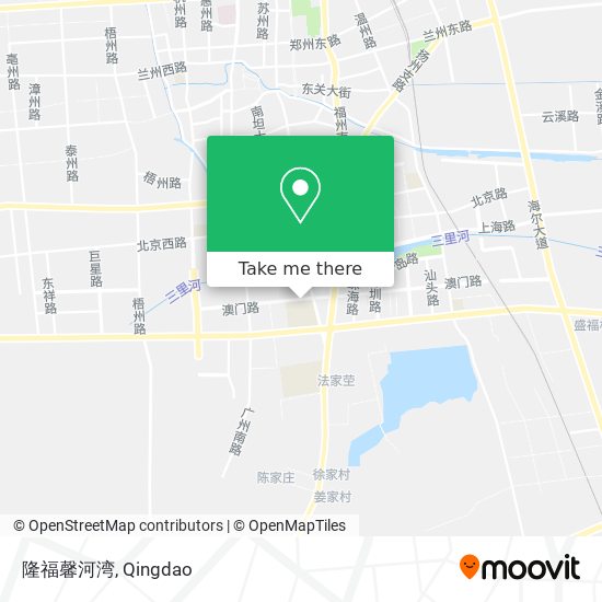 隆福馨河湾 map
