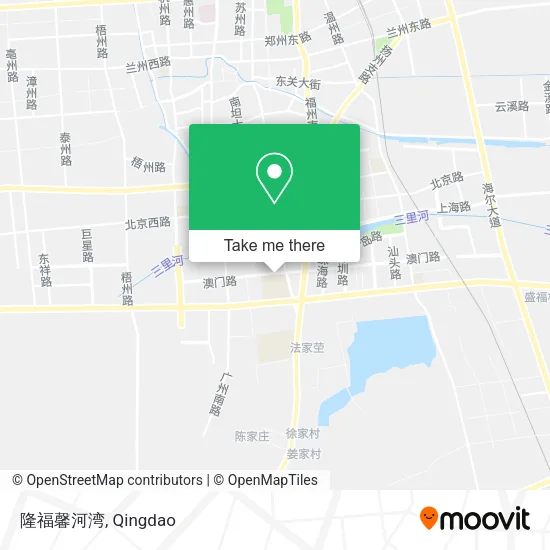 隆福馨河湾 map