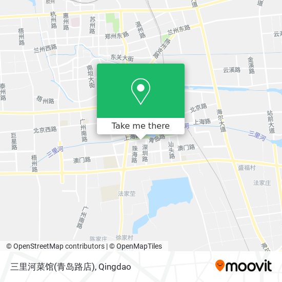 三里河菜馆(青岛路店) map